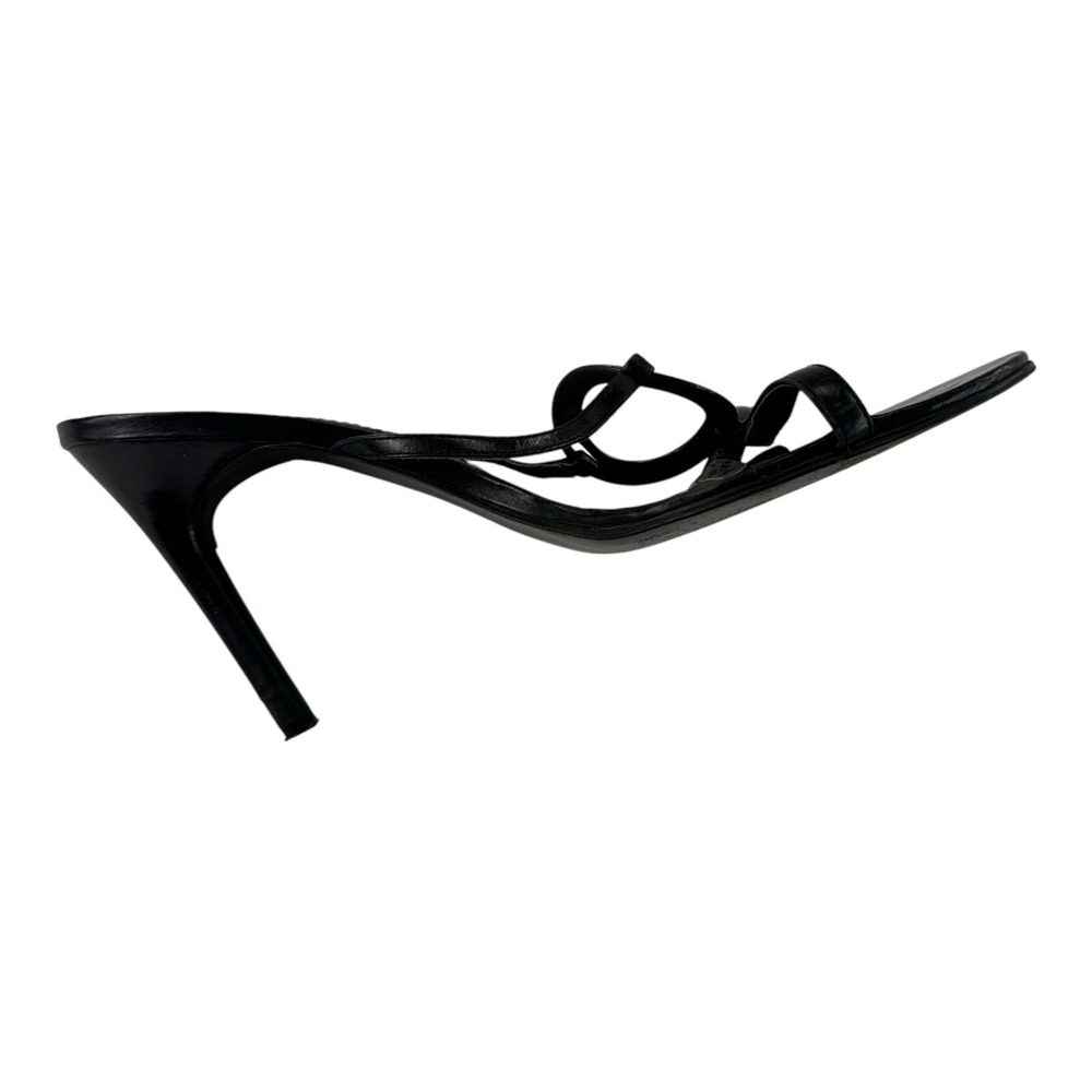 Mixx Black & Gold Heeled Strap Sandals Womens Size 9 - Picture 7 of 9